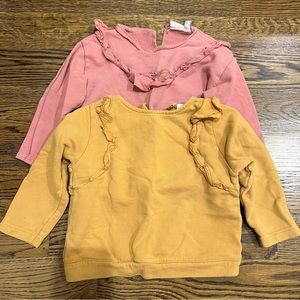 Set of 2 Zara Little Girls Sweatshirts